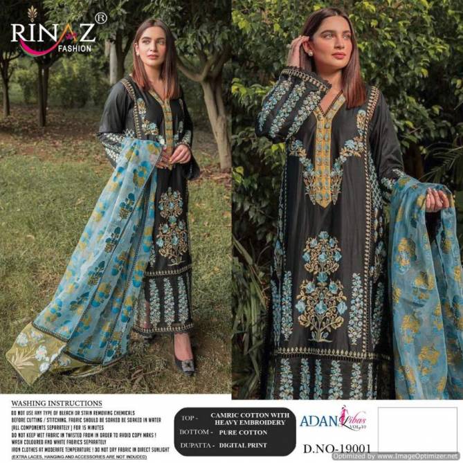 Rinaz Adan Libas 10 Digital Print Festival Wear Cotton With Embroidery Pakistani Salwar Kameez